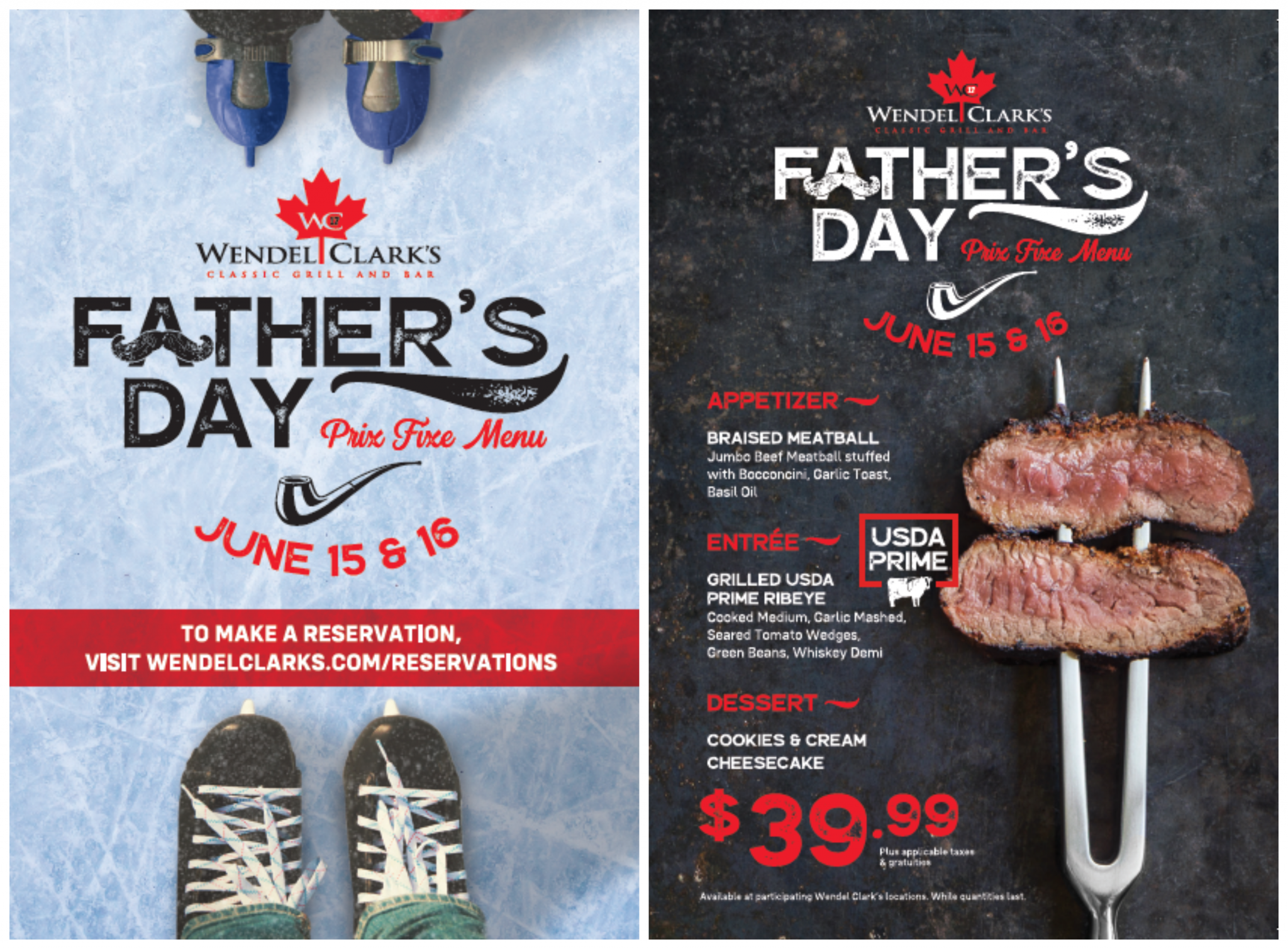 Father's Day Prix Fixe Menu