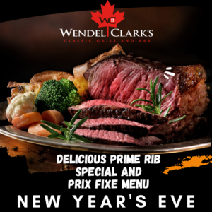 Wendel Clark's NYE Prix Fixe Menu