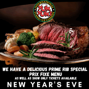 Wendel Clark's NYE Prix Fixe Menu